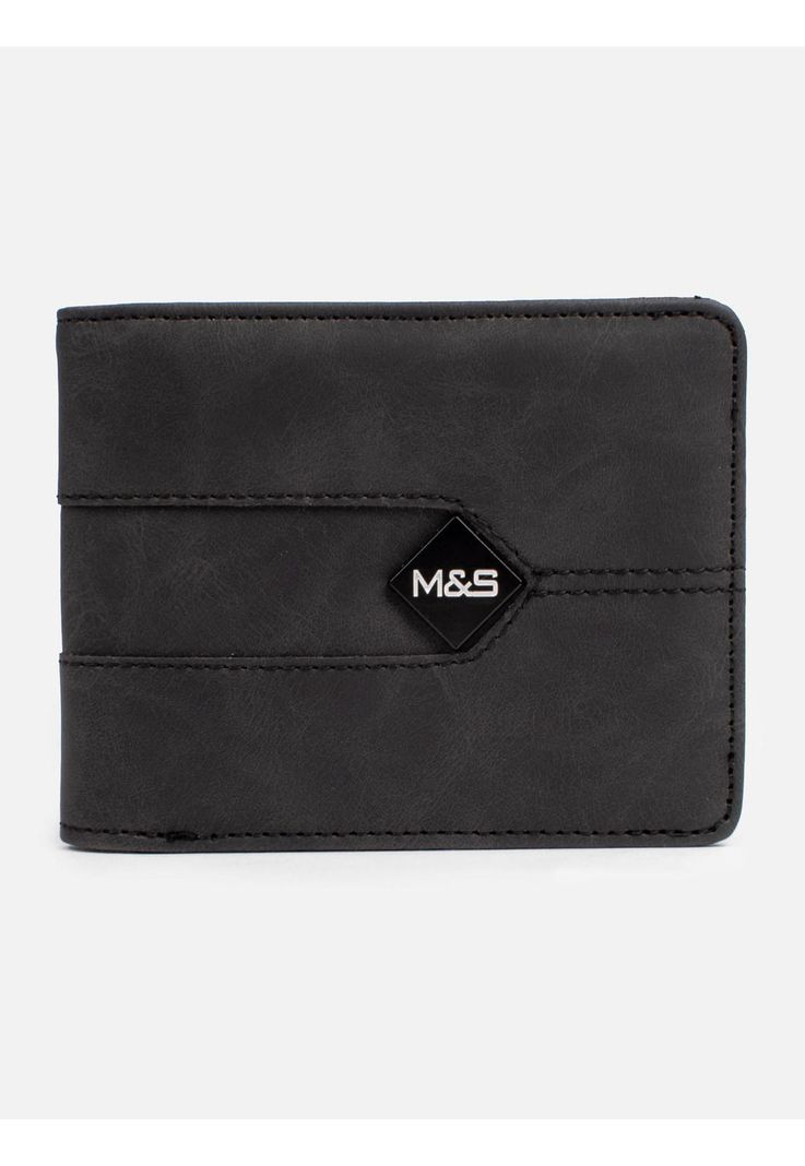 Billetera oval  Negro Hombre Maui And Sons-0