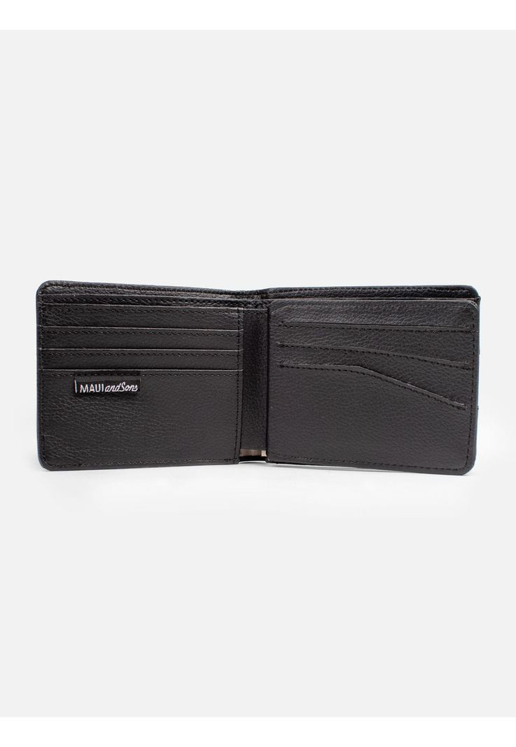 Billetera oval  Negro Hombre Maui And Sons-2