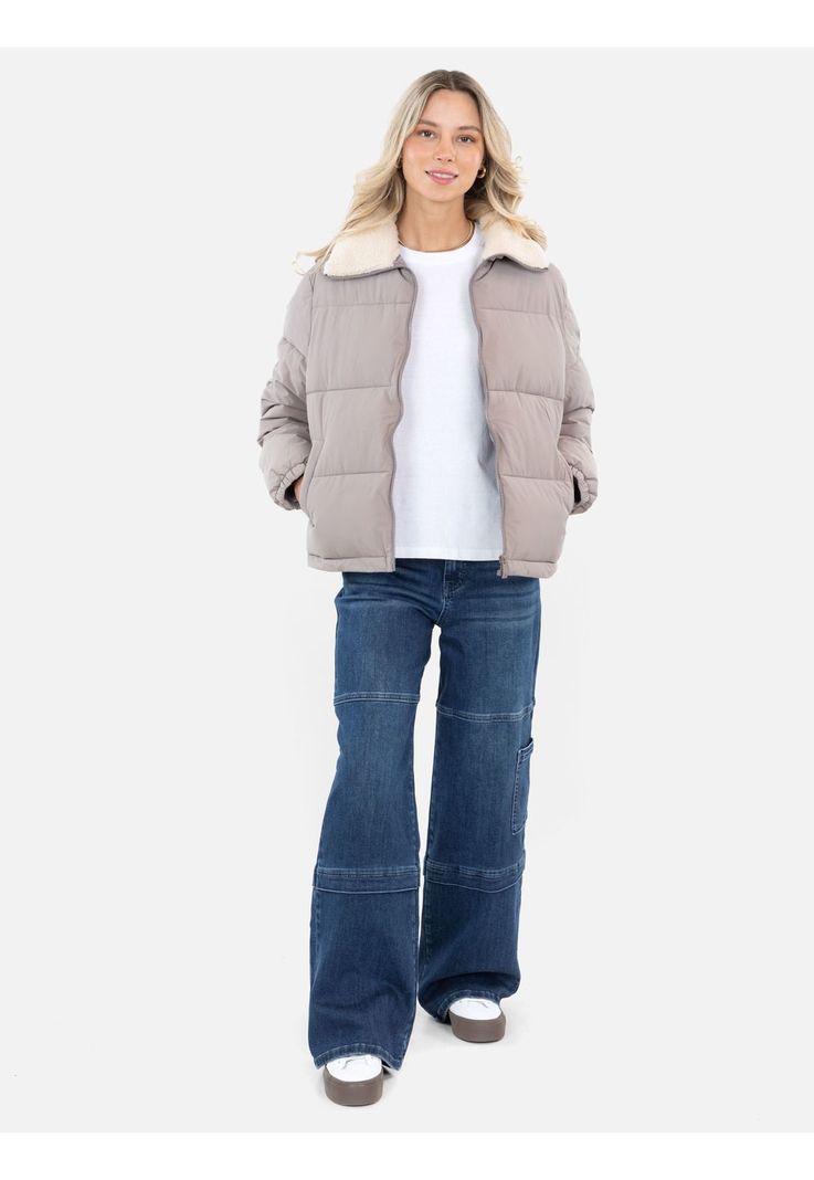 Parka Selva Rosado Mujer Maui And Sons-3