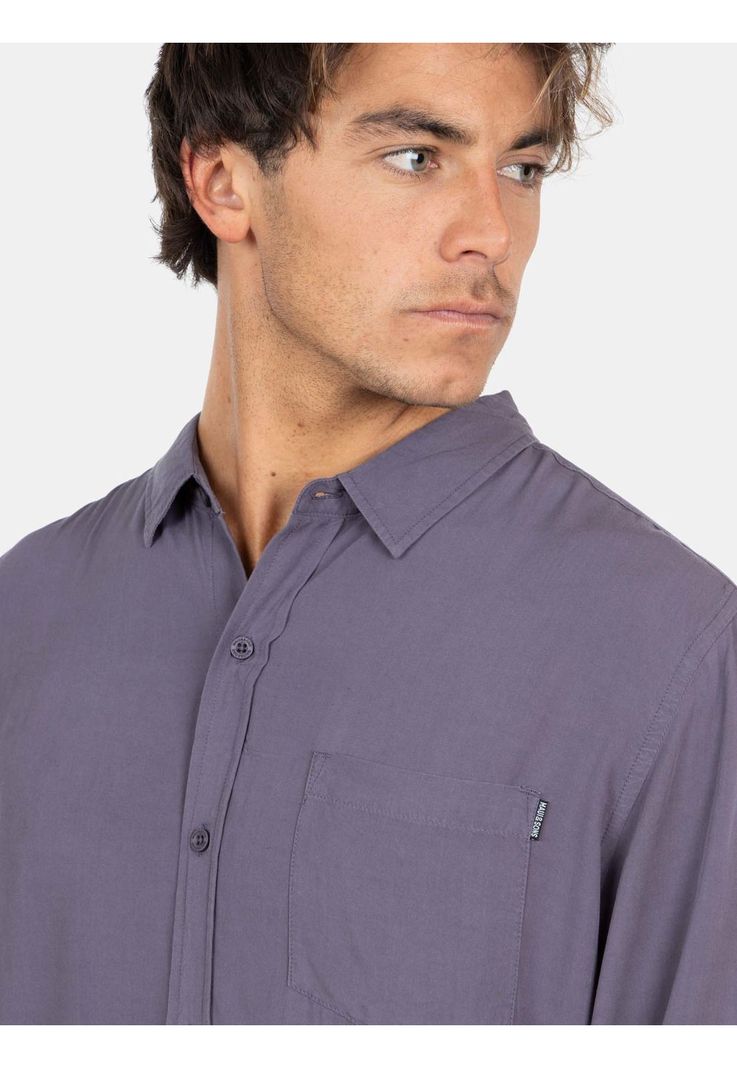 Camisa ML Sunset Shore Morado Hombre Maui And Sons-3