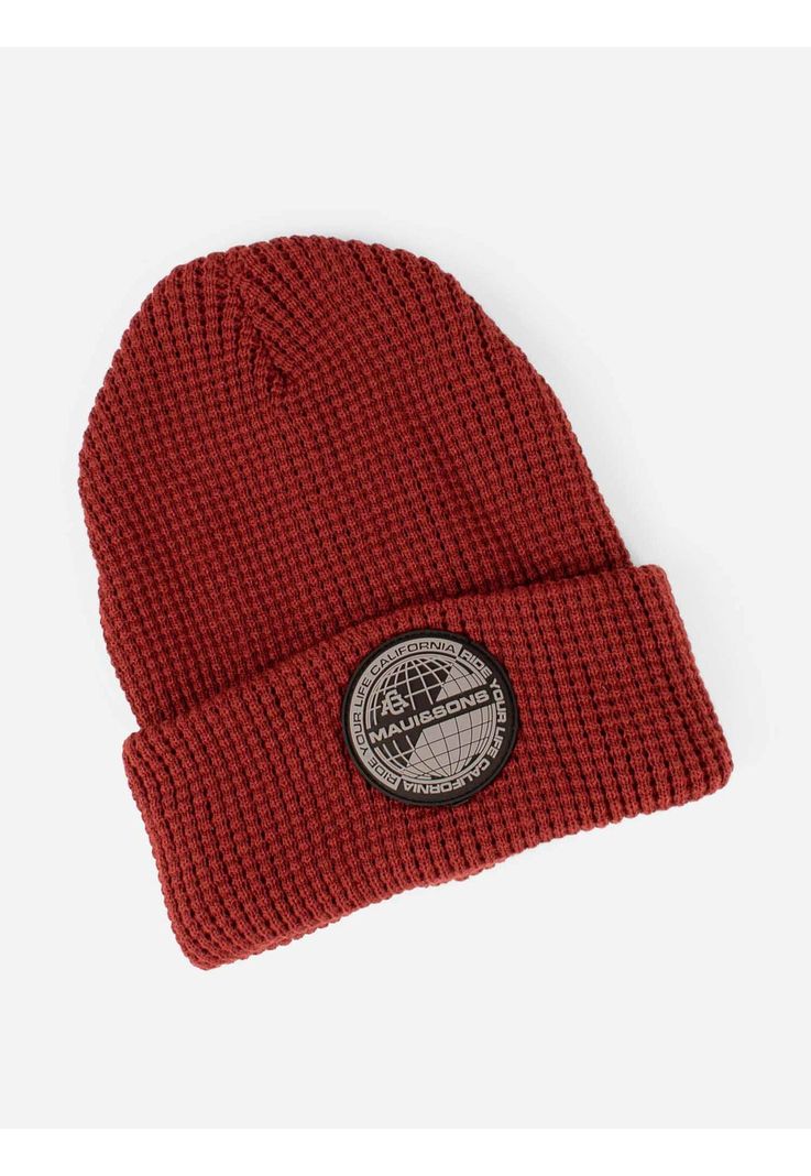 Gorro World Hombre Rojo Maui And Sons-0