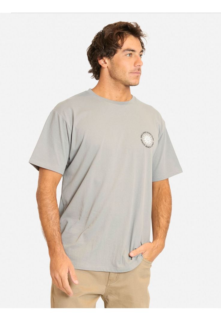 Polera MC Boby Gris Hombre Maui And Sons S