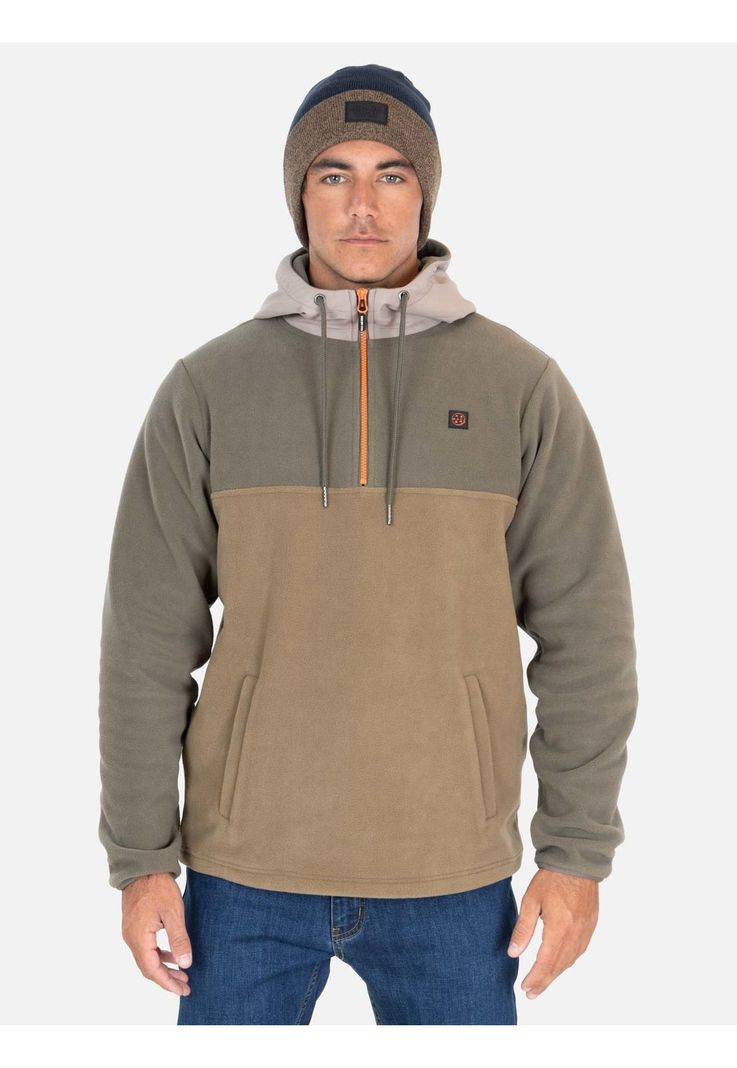Poleron Micropolar Samy Café Hombre Maui And Sons-0