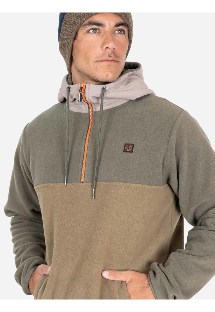 Poleron Micropolar Samy Café Hombre Maui And Sons-2