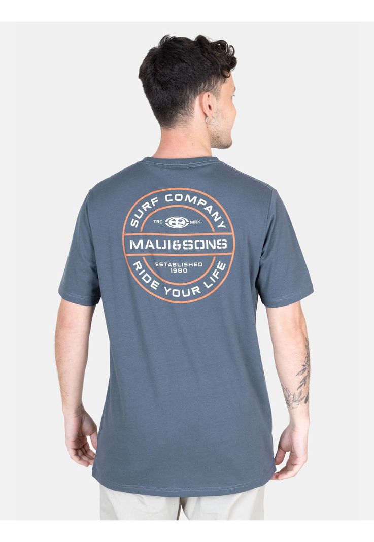 Polera MC Mana Gris  Hombre Maui And Sons-1