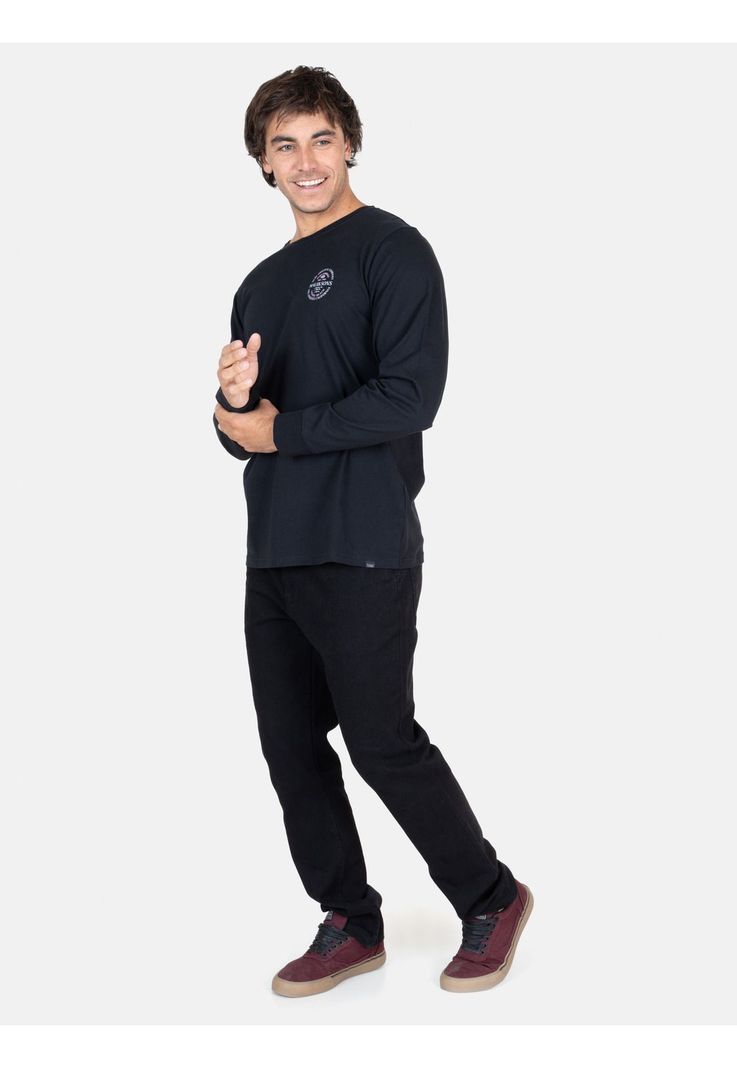 Polera ML Lei Breeze Negro Hombre Maui And Sons-3