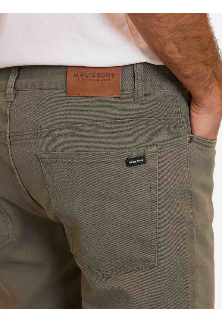 Pantalon Clasico Molokai Verde Hombre Maui And Sons-3