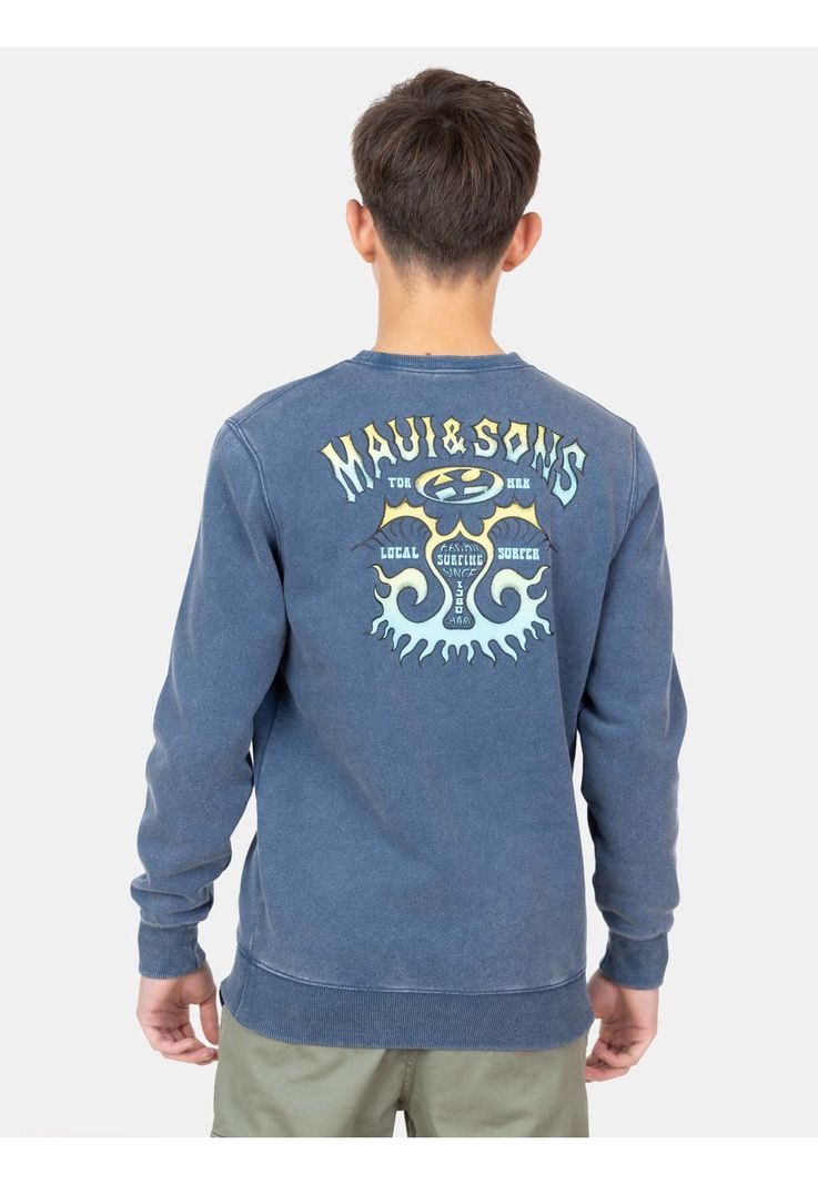 Poleron CR Landon Azul Infantil Maui and Sons-1