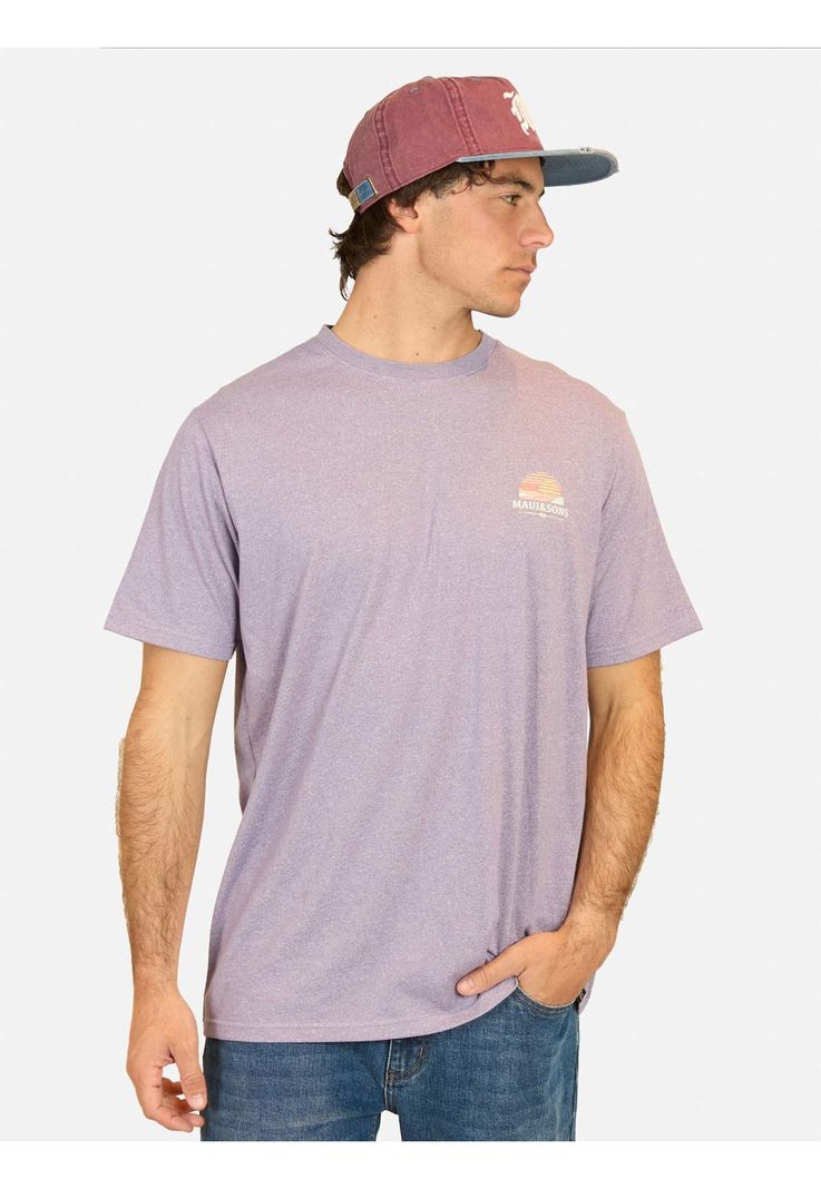 Polera MC Surf Company Morado Hombre Maui And Sons-0