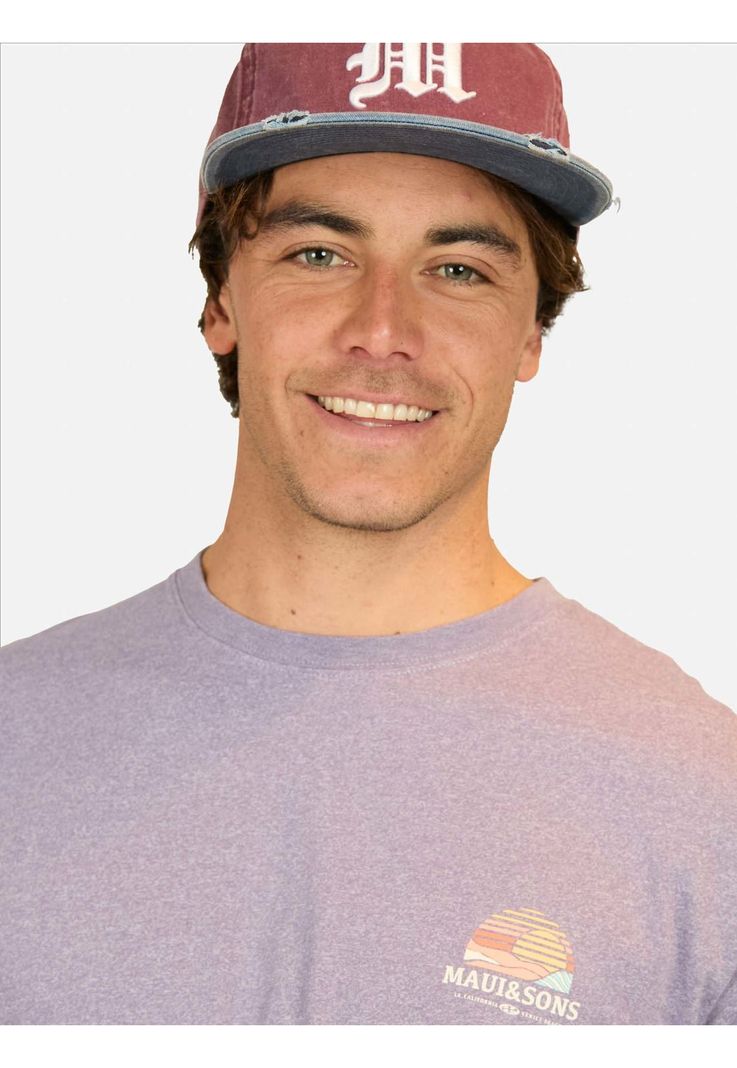 Polera MC Surf Company Morado Hombre Maui And Sons-3