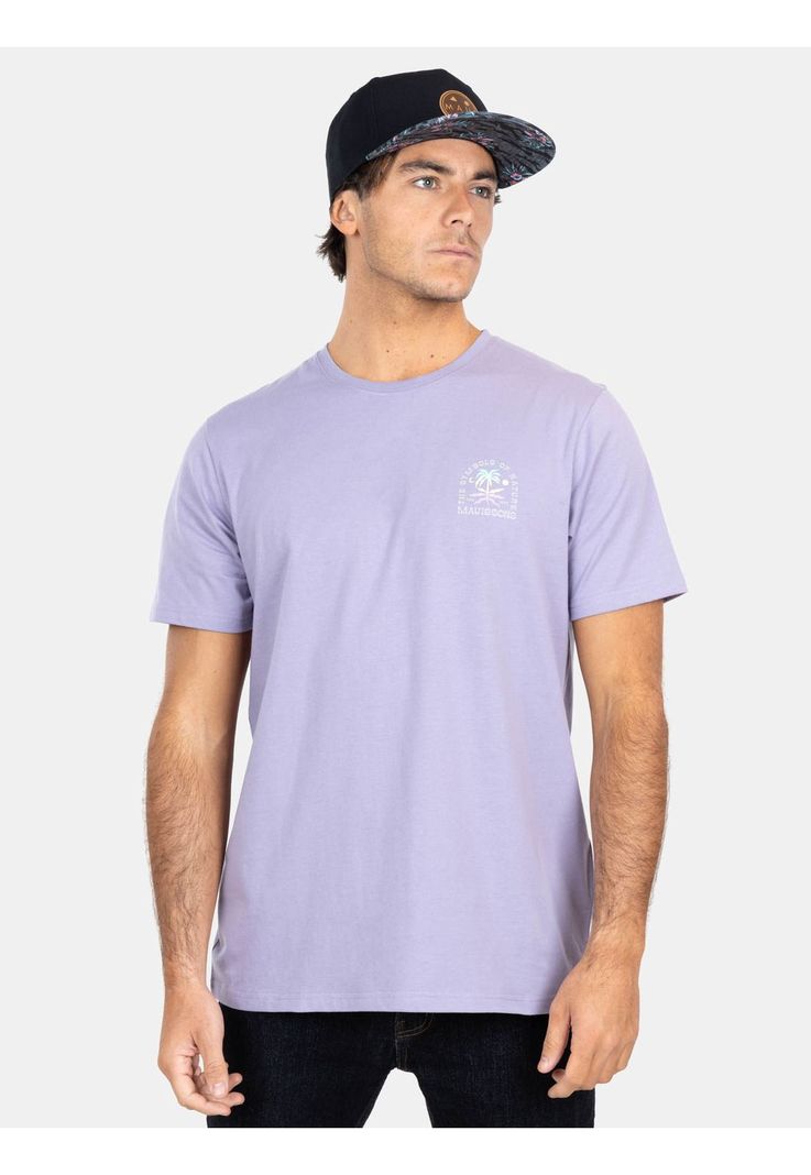 Polera MC The Symbols Of Nature  Morado Hombre Maui And Sons-0