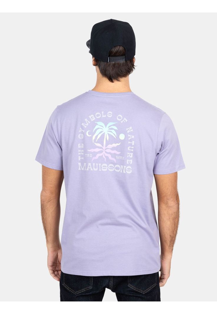 Polera MC The Symbols Of Nature  Morado Hombre Maui And Sons-1