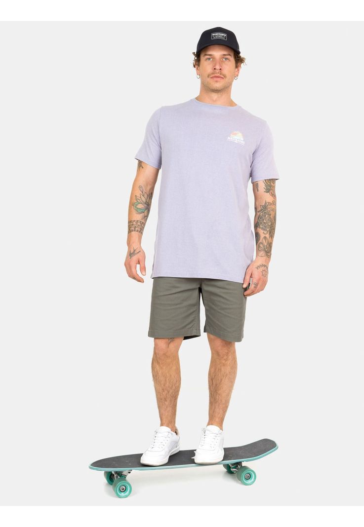Polera MC Portraid Sunset Morado Hombre Maui And Sons-2