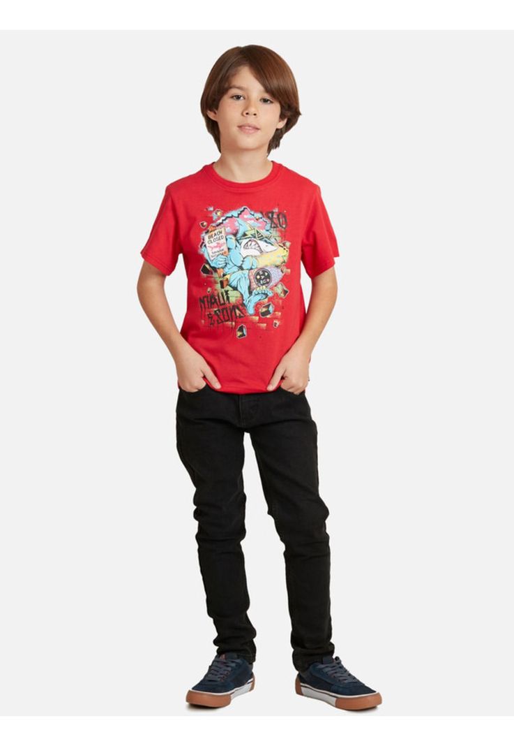 Polera No Limimt Niño Rojo Maui And Sons-3