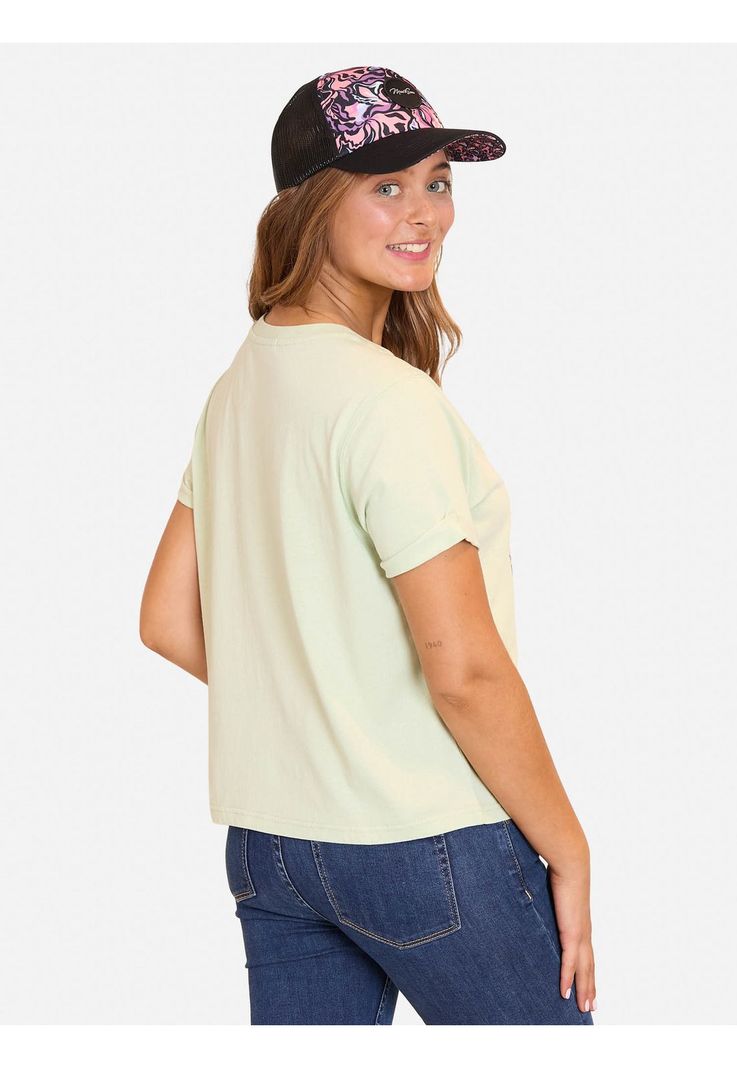 Polera MC California Summer Verde Mujer Maui And Sons-1