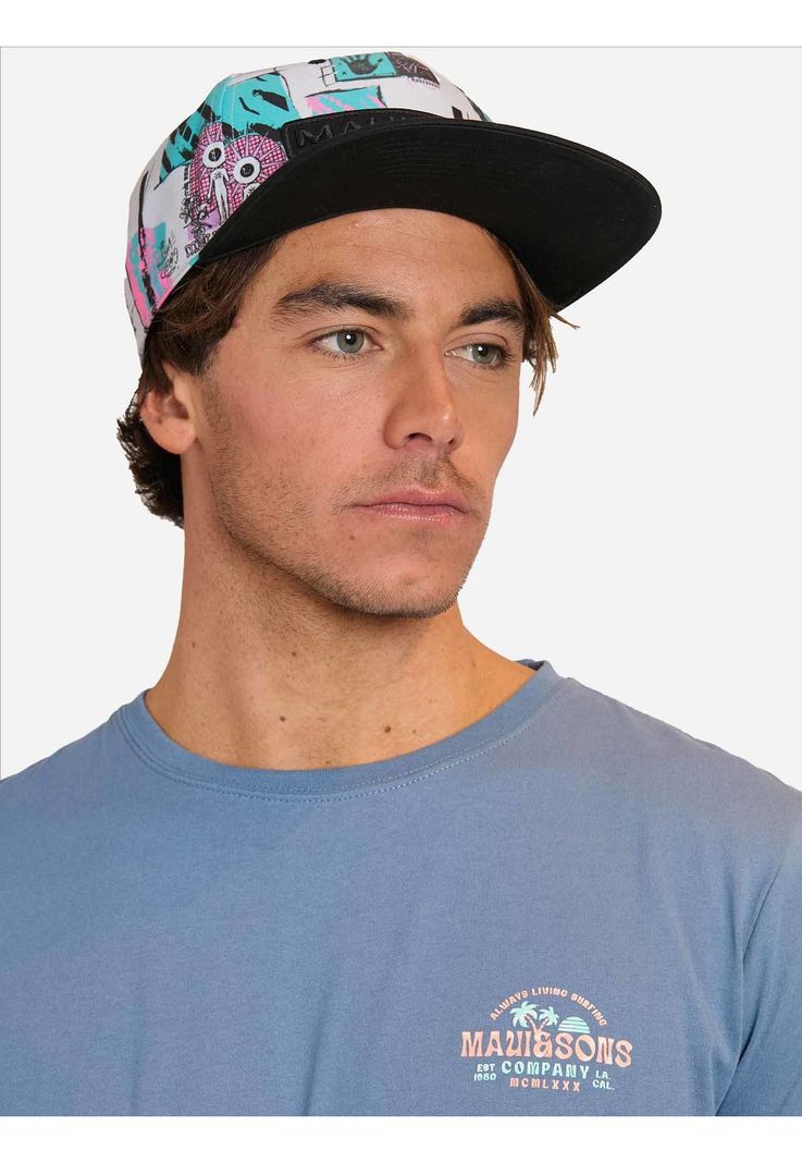 Polera MC Always Living Surfing Azul Hombre Maui And Sons-3