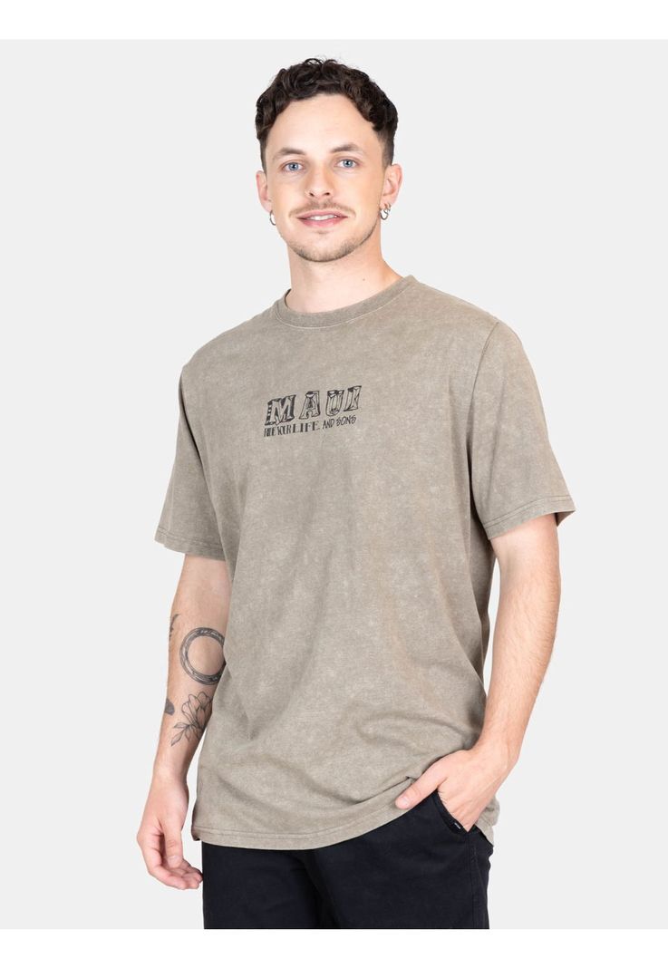 Polera MC Flow Verde Hombre Maui And Sons-0