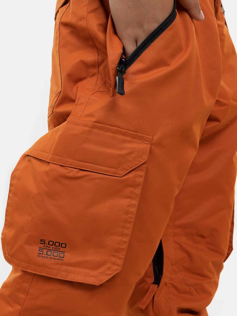 PANTALON SKI 5N232-KI19 Hombre Naranja Maui And Sons-4