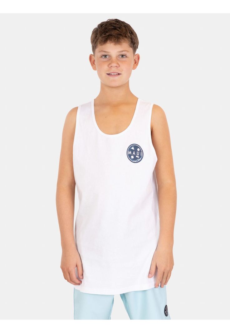 Polera SM Aqualoo Blanco Infantil Maui And Sons 10
