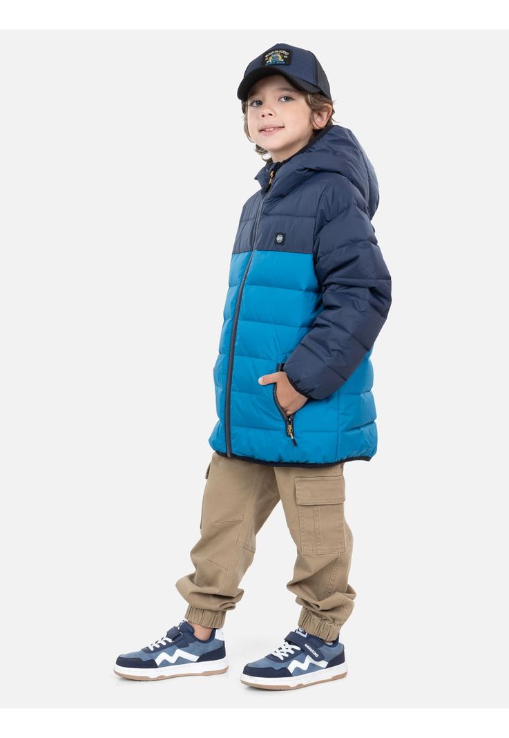 Parka Ambar Infantil Azul Maui And Sons-3