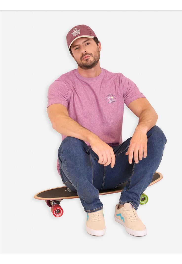 Polera MC Cal Beach Burdeo Hombre Maui And Sons-3