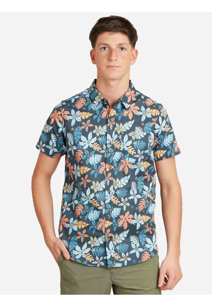Camisa Mc 5C901 Juvenil Hombre Multicolor Maui And Sons-0