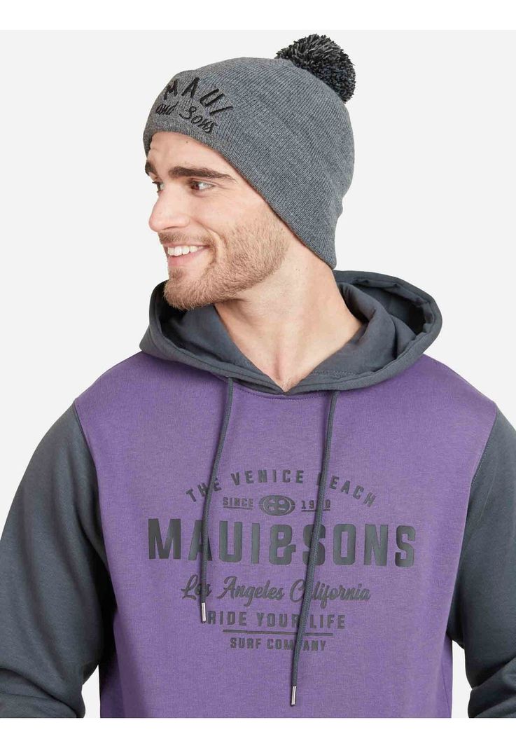 Poleron VENICE BEACH Hombre Morado Maui and Sons-3