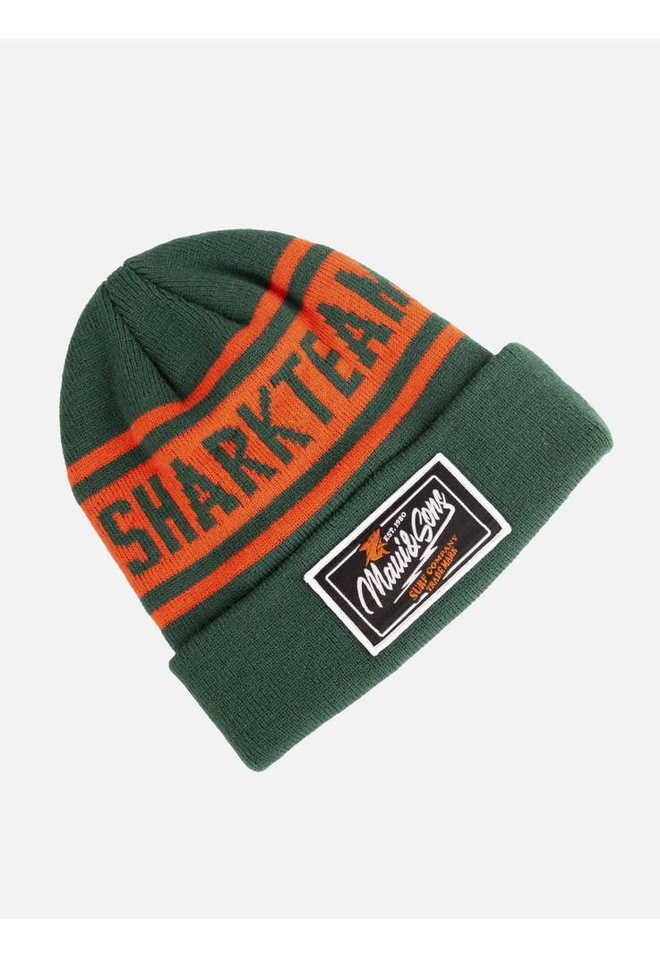Gorro Thunder Shark Niño Verde Maui And Sons-0