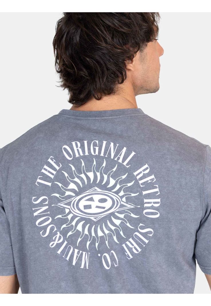 Polera MC Kahuna Gris Hombre Maui And Sons-2