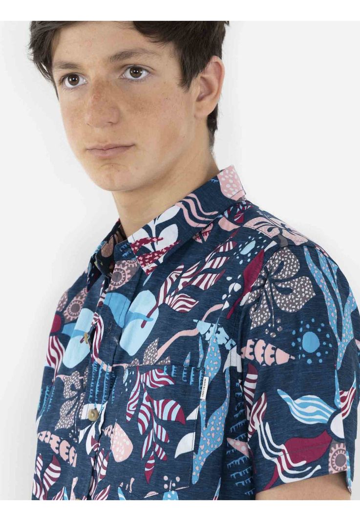 Camisa MIXED FOLIAGE Juvenil Multicolor Maui and Sons-3
