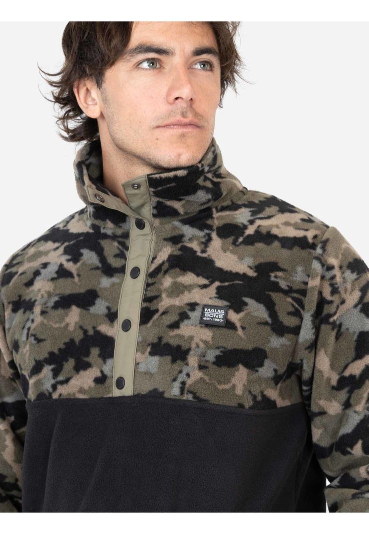Poleron Micropolar Oregon Multicolor Hombre Maui And Sons-2