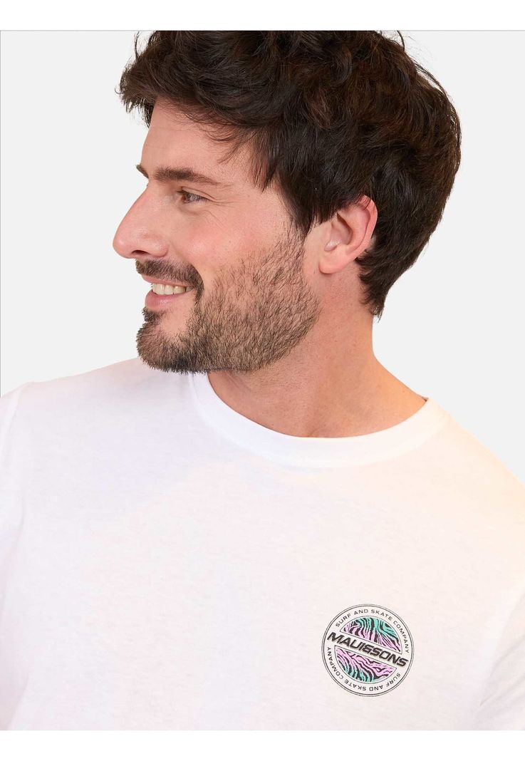 Polera MC Surf Cny Blanco Hombre Maui And Sons-2