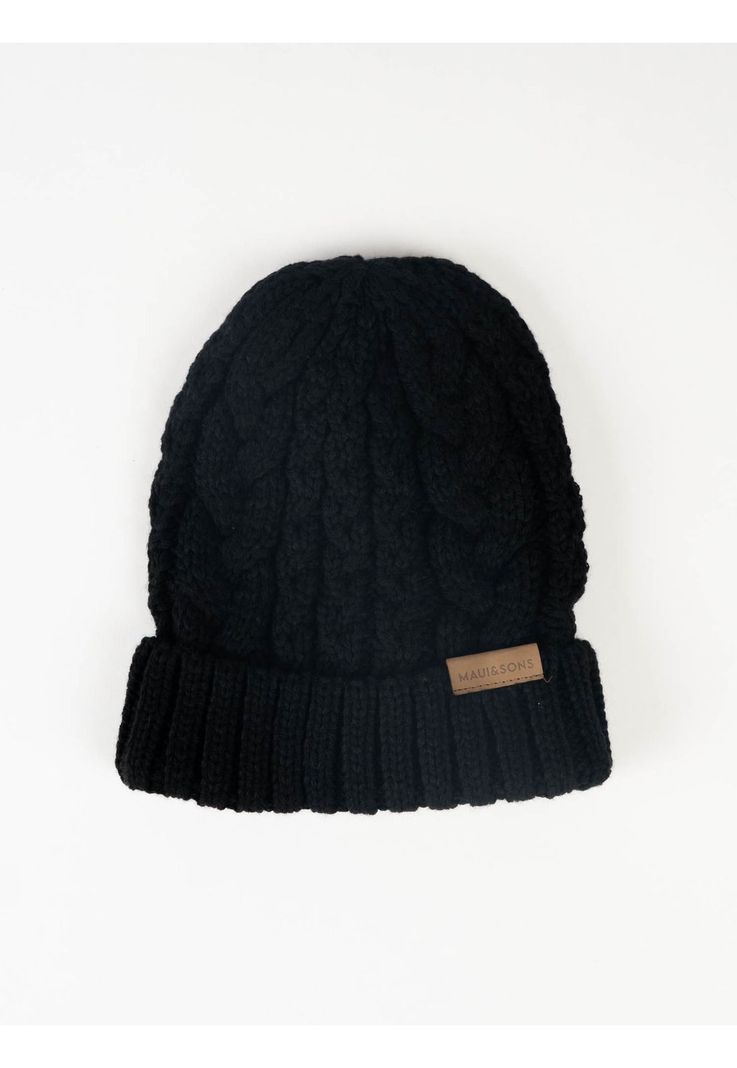 Gorro Flarex Negro Mujer Maui And Sons