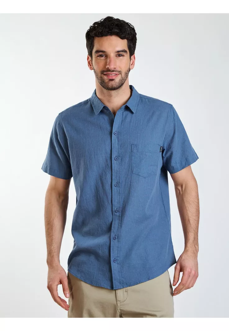 Camisa Mc Koa Azul Hombre Maui And Sons... a $20.990