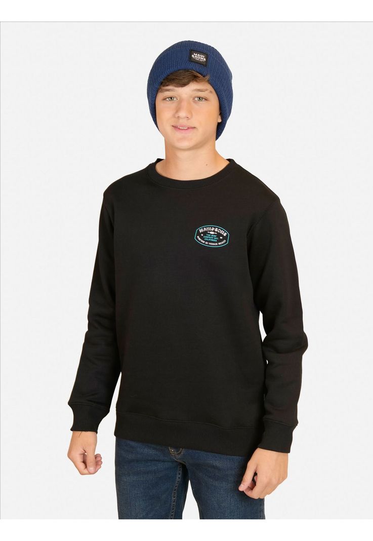Poleron CR Flow Negro Infantil Maui And Sons-0