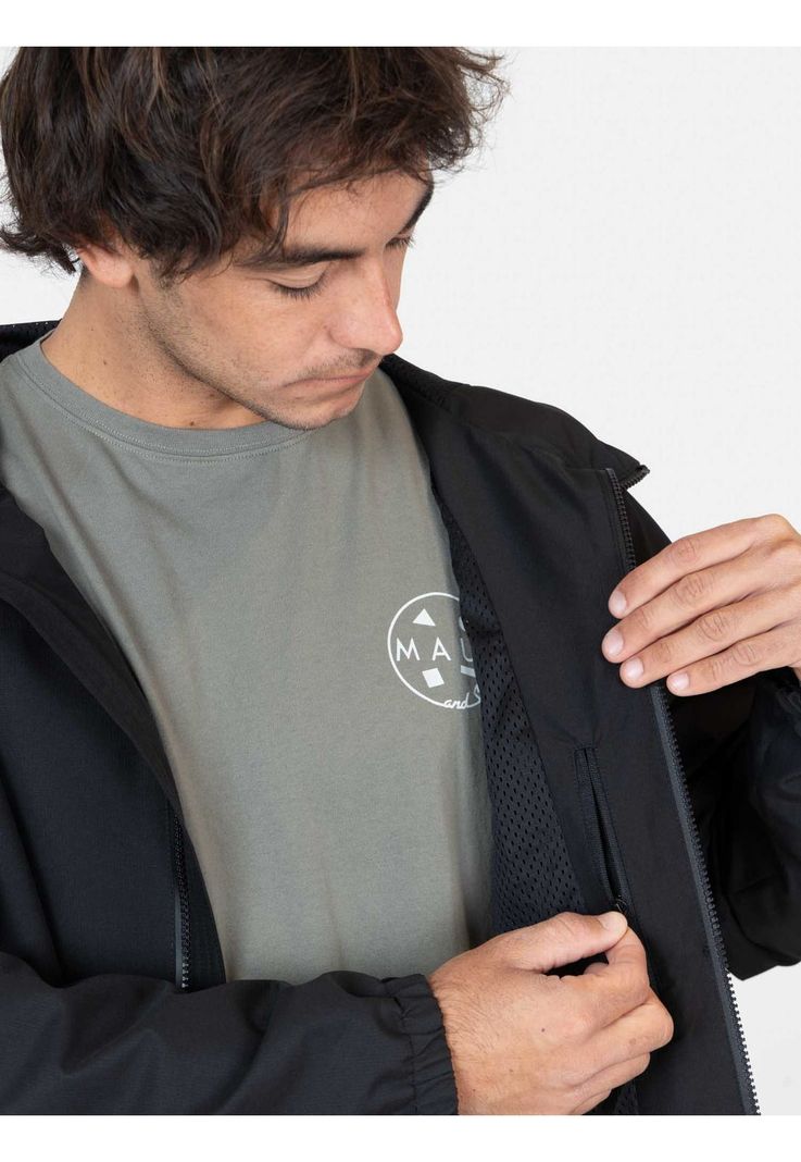 Cortaviento Alis Negro Hombre Maui And Sons-2