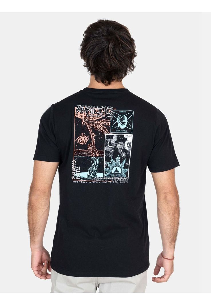 Polera MC Paniolo Negro Hombre Maui And Sons-1