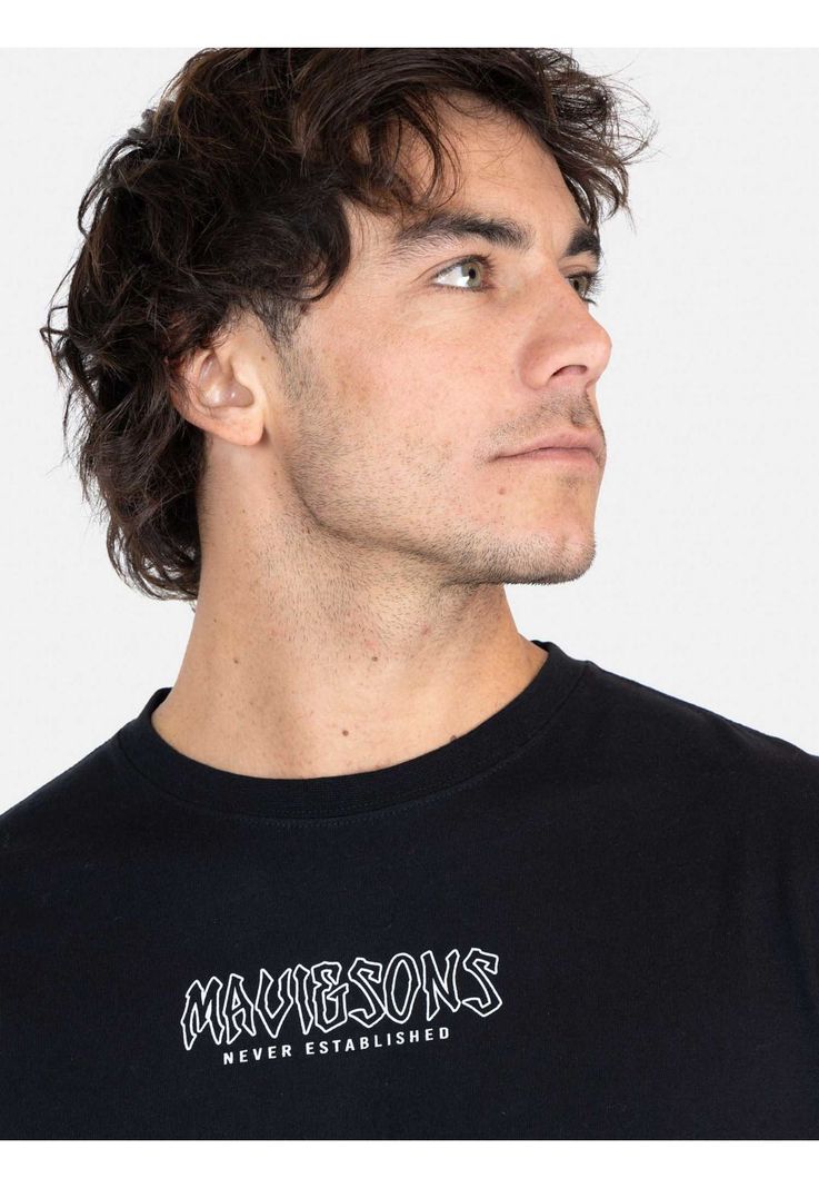 Polera MC Paniolo Negro Hombre Maui And Sons-2