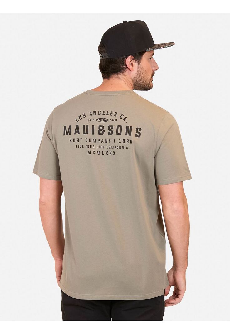 Polera MC Surf Company Verde Hombre Maui And Sons-1