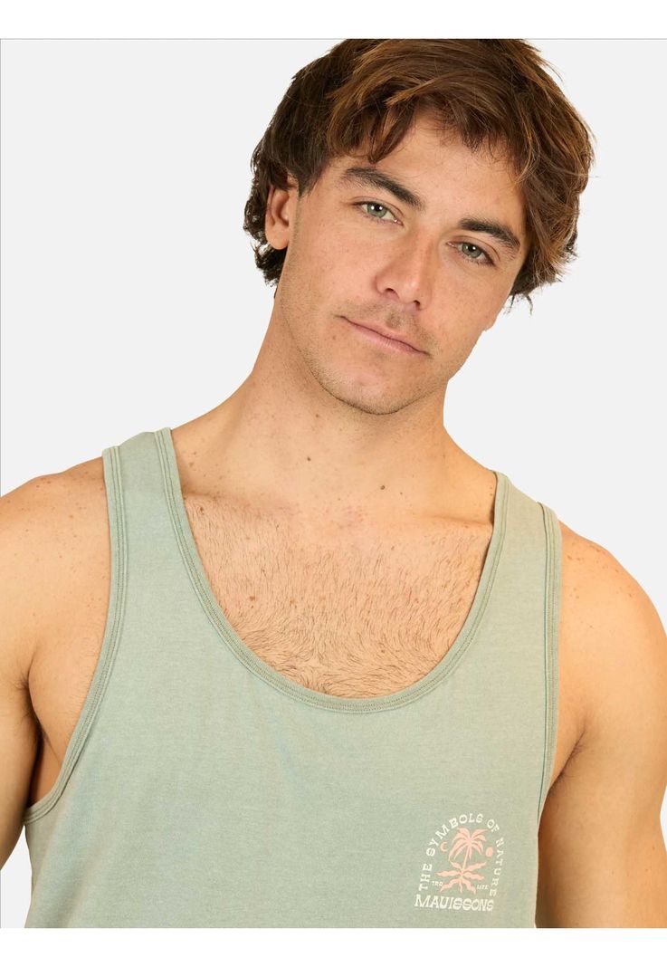 Polera SM Symbols Of Nature Verde Hombre Maui And Sons-3