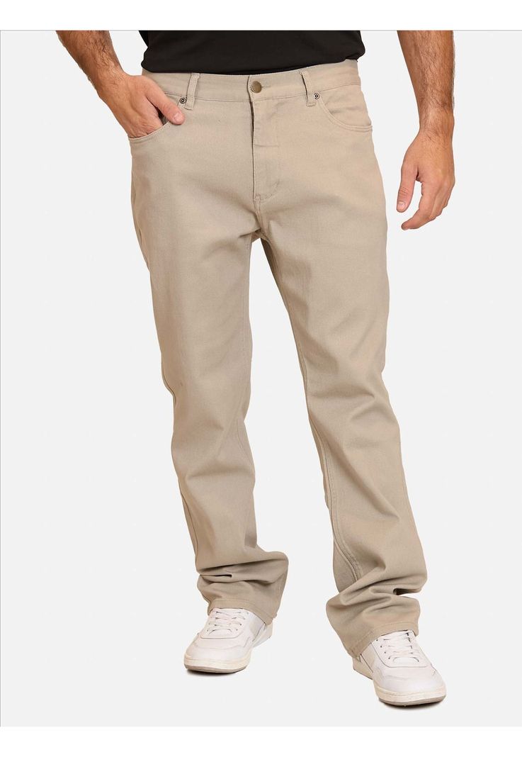 Pantalon Clasico Waikiki Beige Hombre Maui And Sons-0