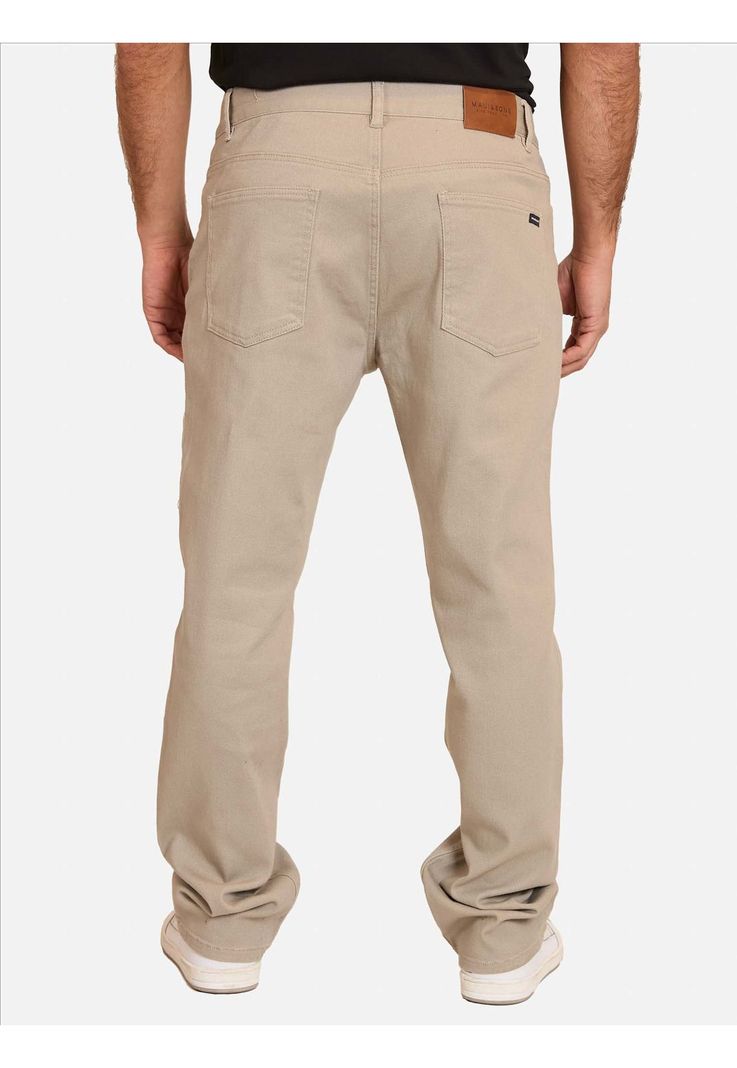 Pantalon Clasico Waikiki Beige Hombre Maui And Sons-1