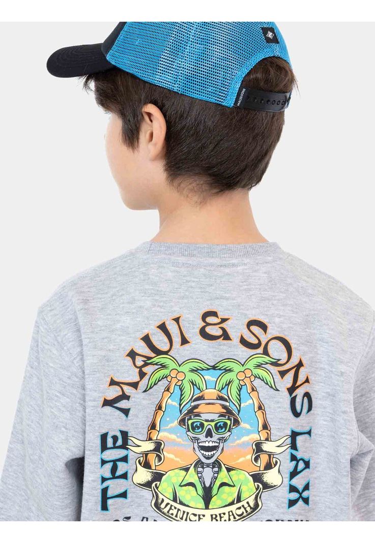 Poleron CR Seraphic Gris Niño Maui and Sons-2