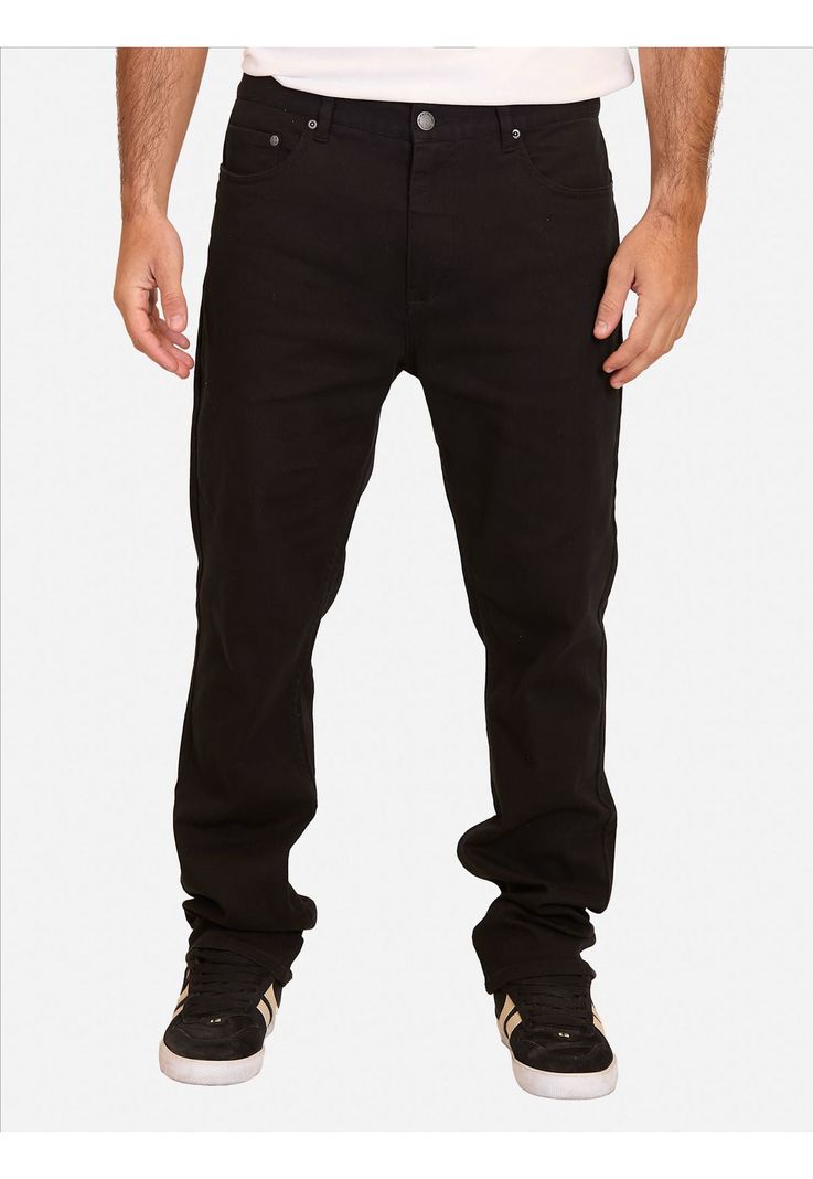 Pantalon Clasico Waikiki Negro Hombre Maui And Sons-0