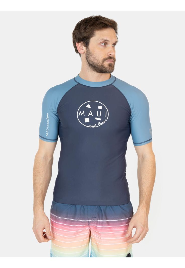 Polera UVP Meika Azul Hombre Maui And Sons S