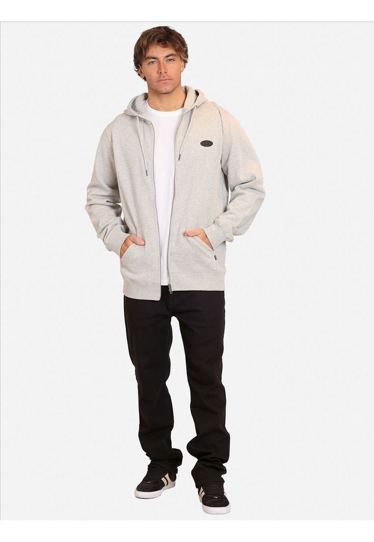 Poleron FZ Rubber Density Gris Hombre Maui and Sons-3