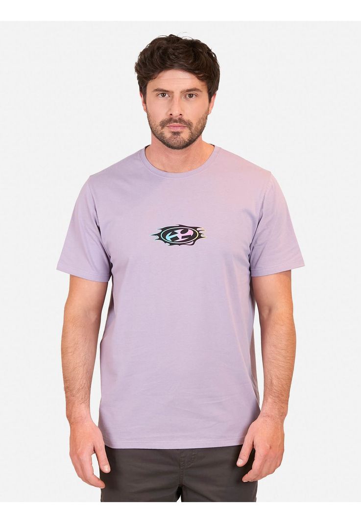 Polera MC Nostalgia Surf Morado Hombre Maui And Sons-0