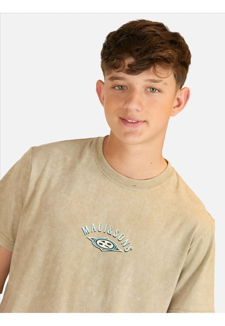 Polera MC Coastal Café infantil Maui And Sons-2