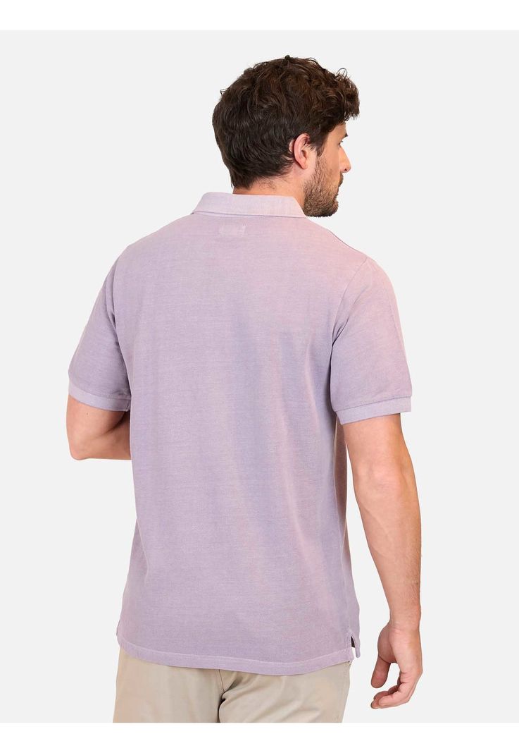 Polera MC Pique Diry Dye  Morado Hombre Maui And Sons-1