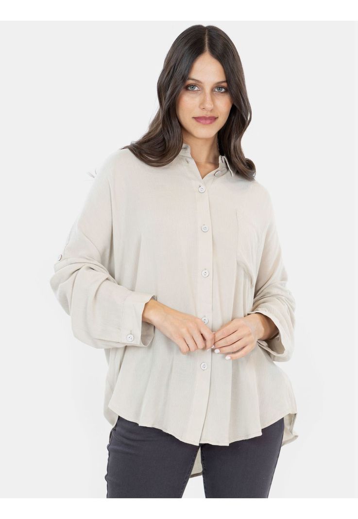 Blusa ML Heaven Khaki Mujer Maui And Sons-0